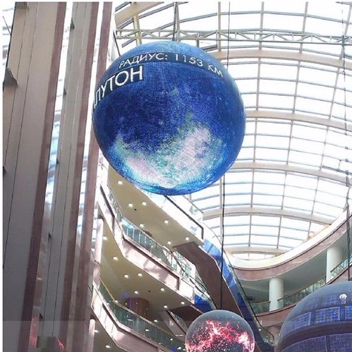Custom led panels 360 Degree 3D Led Video Sphere Globe ball rental Display screen 2