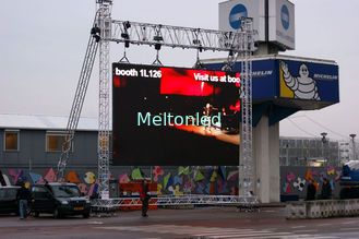 High Intensity Led Video Wall Rental for Advertising P10 / P12 Aluminum structure frame