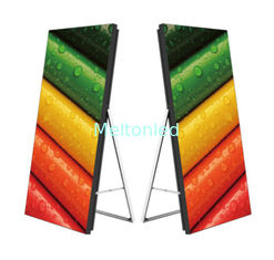 Full Color Indoor HD Screen , Small Pitch Floor Standing LED Poster Display