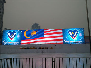 China p8 p10 outdoor led screen advertising , HD led video wall Energy saving company