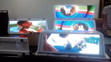 Taxi roof P5 LED Digital Full Color 3G GPS Worldwide Quality Taxi Top Advertising