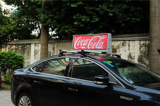 Customized 960 * 360mm, 160 * 60 Monochrome Panel Taxi LED Display For Taxi Roof Top Signs