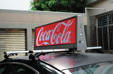 Customized 960 * 360mm, 160 * 60 Monochrome Panel Taxi LED Display For Taxi Roof Top Signs