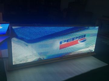 Ip65 waterproof led taxi top advertising flexible Low power consumption