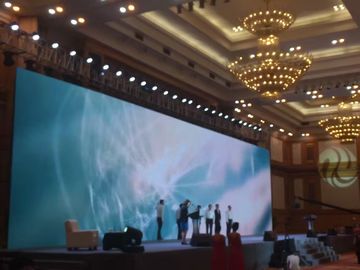 Stage rental Indoor Led Screens , black lamp digital video display screens
