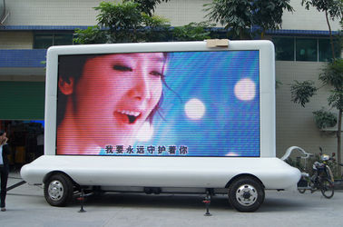 SMD5050 Led Mobile Billboard P10 / full color truck outdoor advertising led display