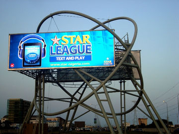 Full Color Video Led Outdoor Display Board With 1R1G1B / VGA , DVI Input Signal