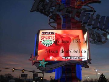 10mm Digital Led Billboards Outdoor Advertising Waterproof 96dots * 96dots
