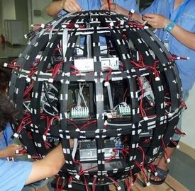 Customized P3 P4 P5 360 degree led screen flexible soft led ball screen LED sphere display