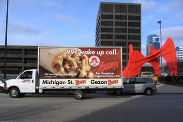 P5 Outdoor LED Display Screen Wall Truck LED Mobile Billboard Trailer AC220V/110V