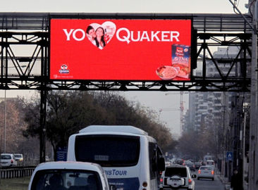 buy Digital Led Advertising Billboard , Outdoor Full Color Led Display 3906 dot / m2 online manufacturer