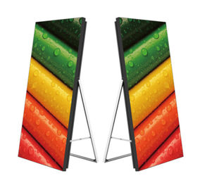 buy Full Color Indoor HD Screen , Small Pitch Floor Standing LED Poster Display online manufacturer
