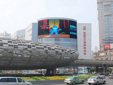 buy P20 2R1G1B IP65 9500K Video Curved Led Outdoor Display Full Color online manufacturer